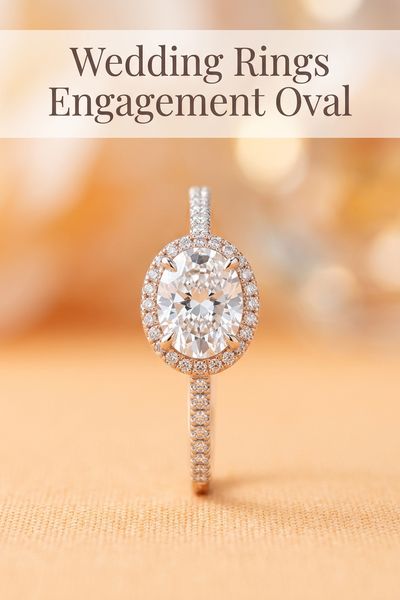 wedding rings engagement oval