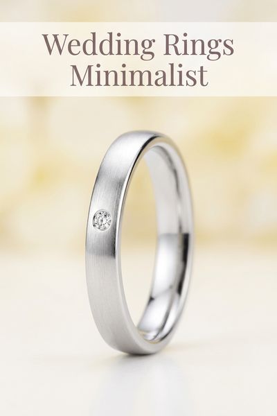 wedding rings minimalist