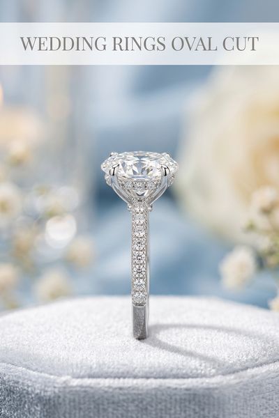 wedding rings oval cut