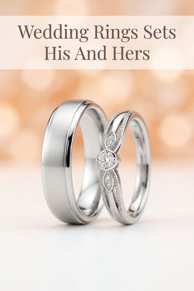 wedding rings sets his and hers