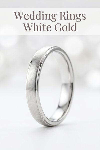 wedding rings white gold