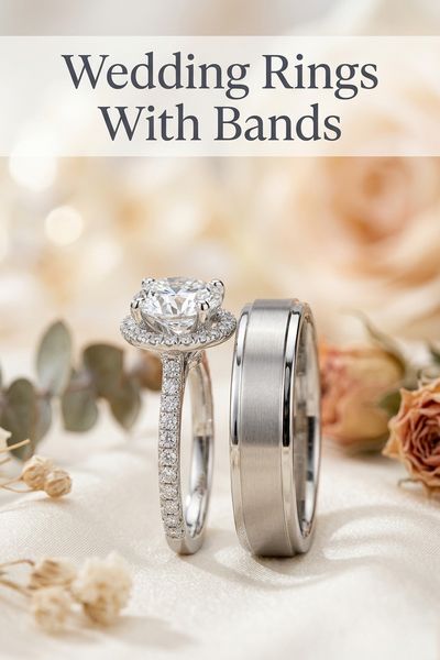 wedding rings with bands