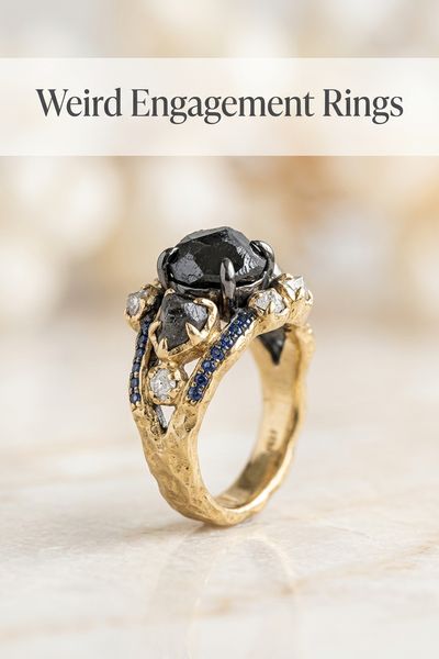 weird engagement rings