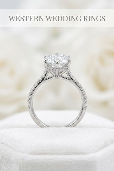 western wedding rings