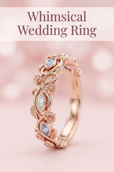 whimsical wedding ring
