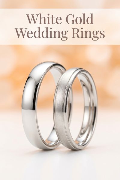white gold wedding rings