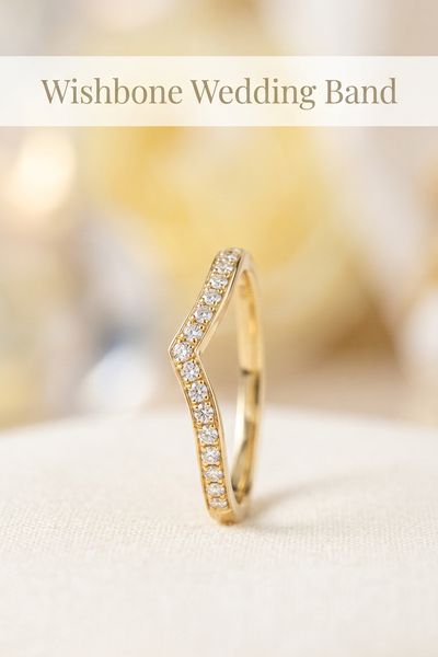 wishbone wedding band