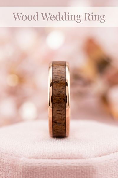 wood wedding ring