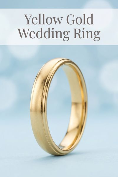 yellow gold wedding ring